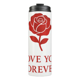 Termo Forever Love Rose Artwork Sweet Valentine Insulate