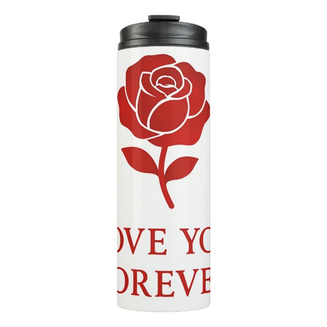 Termo Forever Love Rose Artwork Sweet Valentine Insulate (Anverso)
