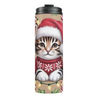 Termo Formación de golosinas de gatitos en Navidad