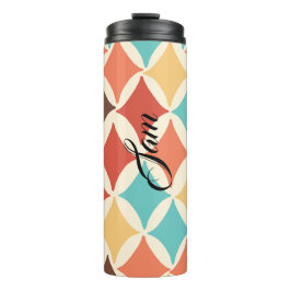 Termo Formas de diamantes retro vintage