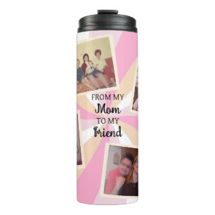Termo Foto de época y moderna   De mamá a amigo