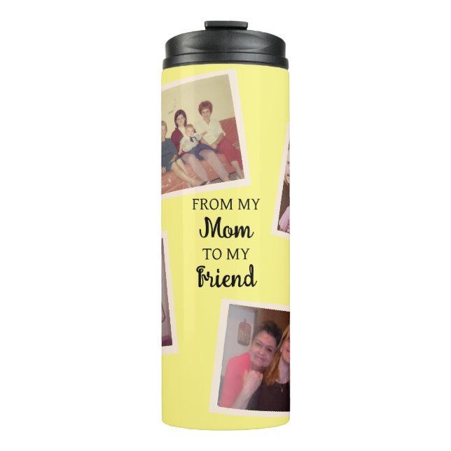 Termo Foto de época y moderna | De mamá a amigo (Anverso)