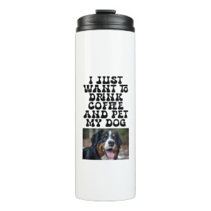 Termo Foto de Mascota Personalizada - Bebe Café Divertid