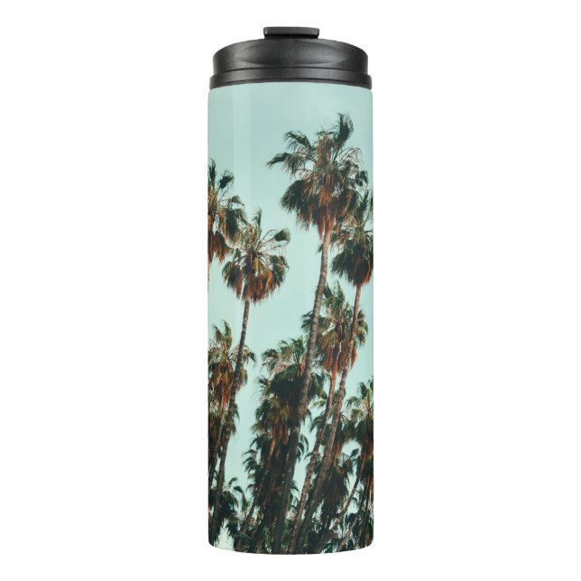 Termo Foto de palmeras verdes (Anverso)