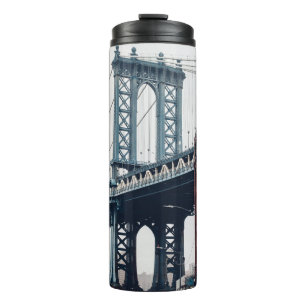 TERMO FOTO DEL PUENTE DE MANHATTAN DURANTE EL DÍA