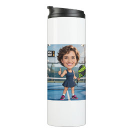 Termo Foto personalizada de jugador de pádel/pickleball 