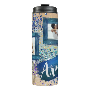 Termo Foto personalizado Glam de playa de la Marina Trop