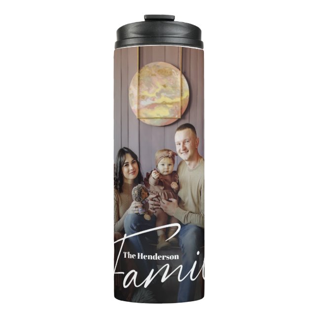Termo Foto simple de la familia de Personalizados (Anverso)
