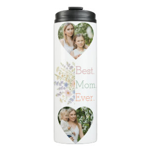 Termo Fotografía cardíaca y diseño floral - Día perfecto