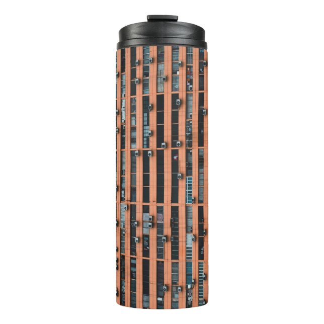 Termo Fotografía de bajo ángulo de la construcción (Anverso)