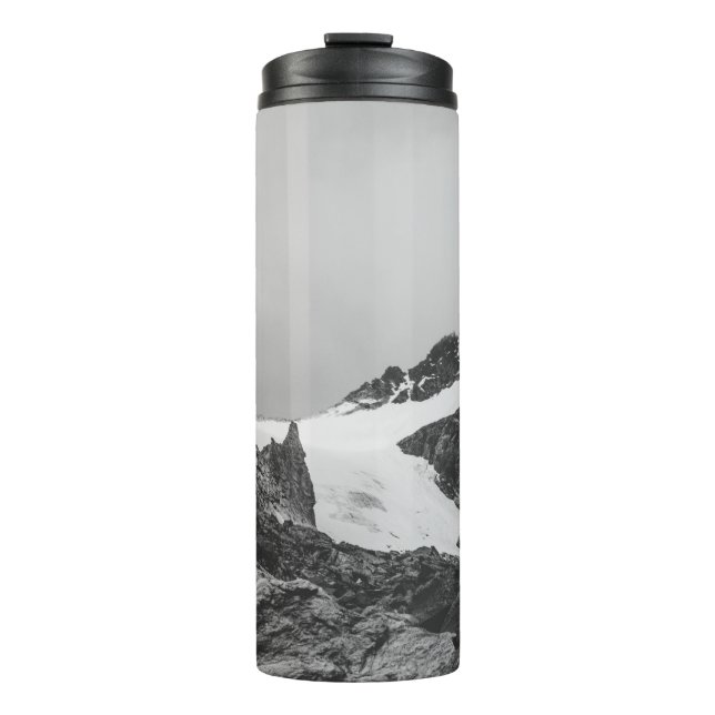 TERMO FOTOGRAFÍA DE GRAYSCALE DE LA MONTAÑA DE LA CUBIER (Anverso)