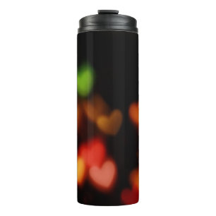 Termo Fotografía de Hearts Bokeh