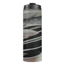 Fotografía de pluma de pato naturaleza gris negra