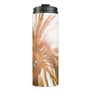 Termo Fotografía en ángulo bajo de la palmera