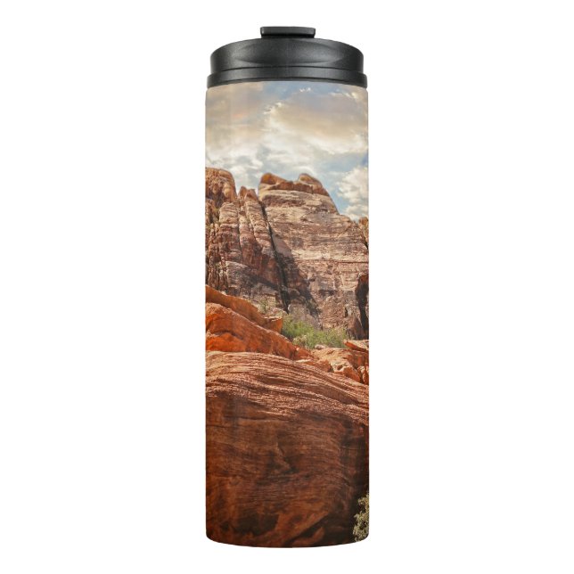 Termo Fotografía HDR de Mountains (Anverso)