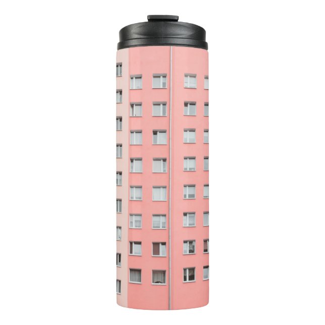 Termo FOTOGRAFÍA minimalista DEL EDIFICIO DE ALTO RIESGO (Anverso)
