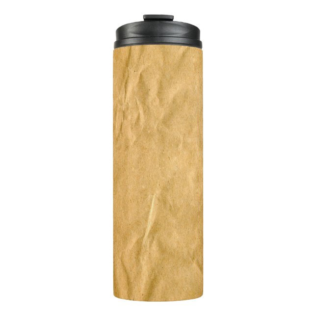 Termo Fotografía - Papel de envolver arrugado + tus idea (Anverso)