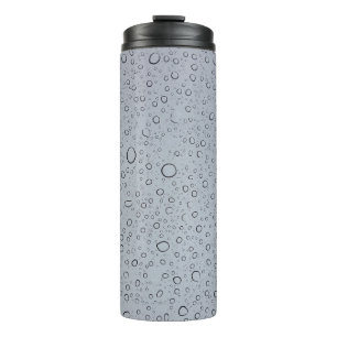 Termo Fotografía selectiva de las gotas de agua