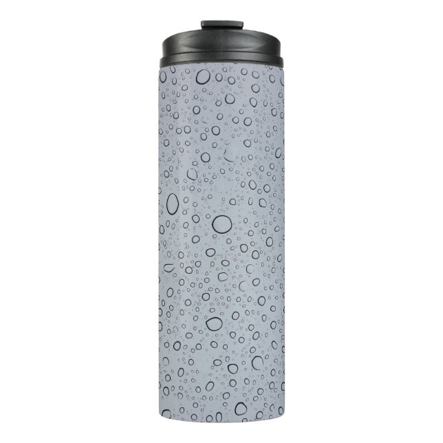 Termo Fotografía selectiva de las gotas de agua (Anverso)