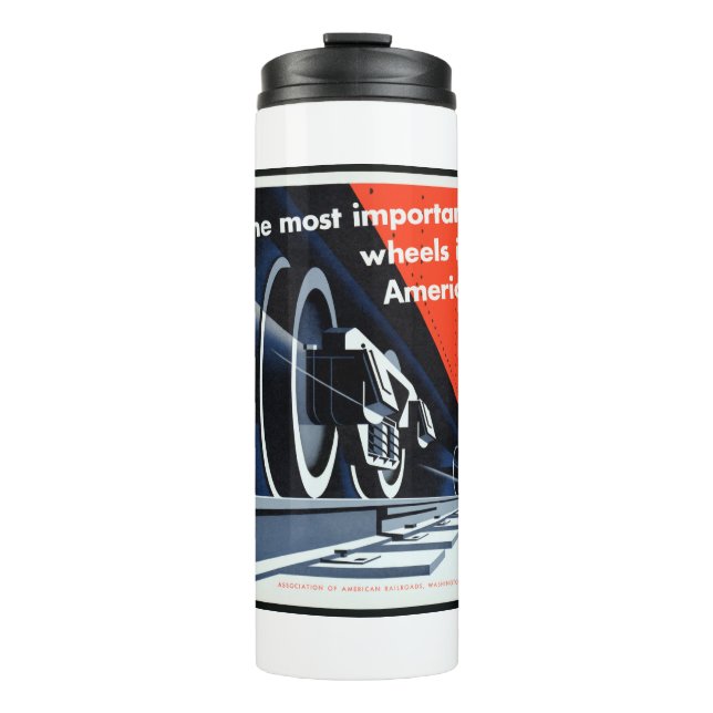 Termo Fotos antiguas de arte de tren (Anverso)