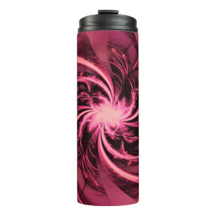 Termo Fractal de Tumbler térmico torcido púrpura y cirue