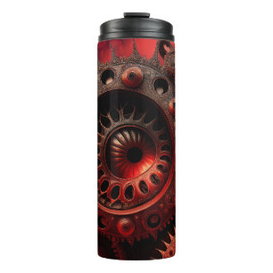 Termo Fractal Mandelbrot de bronce estilo Steampunk