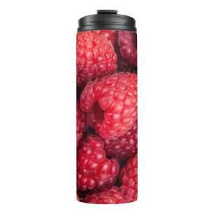 Termo Frambuesas rojas frescas