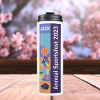 Frasco de agua azul de Indigo Naranja