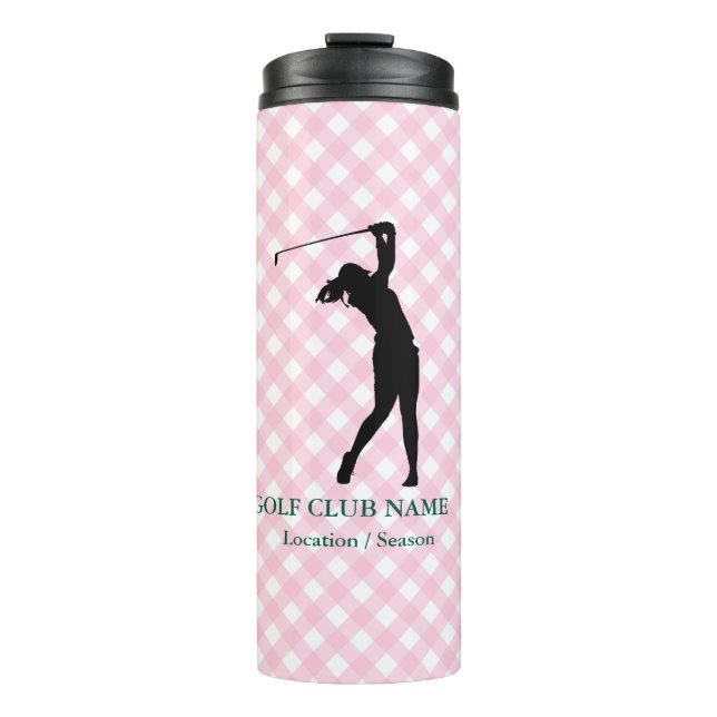 Termo Frasco de la Liga de Golf Femenino (Anverso)