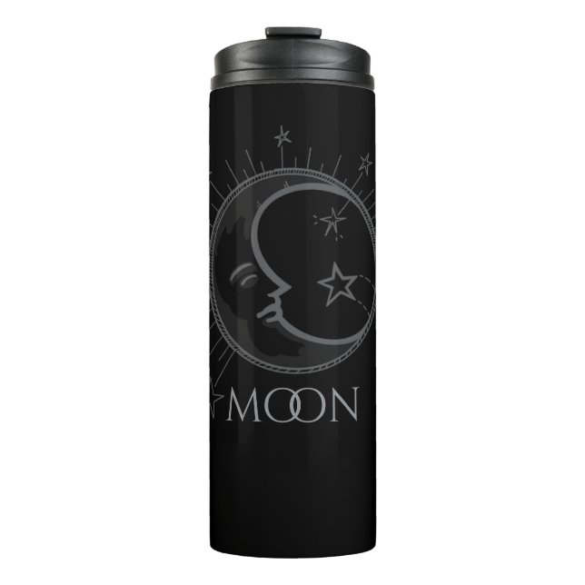 Termo Frasco de Luna Eclectic con Nombre Personalizado [ (Anverso)