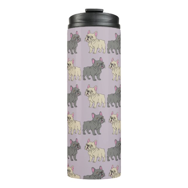 Termo Frenchies, Morado (Anverso)