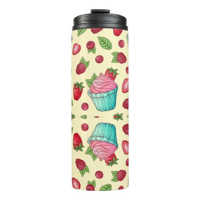 Termo Fresas y Cupcakes (Anverso)