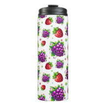 Fresas y uvas. Coloridas Berries