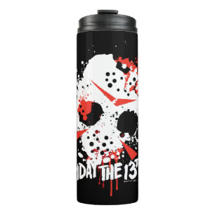 Termo Friday the 13th   Paint Splatter Hockey Mask