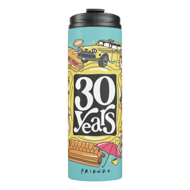 Termo FRIENDS™ | 30 Años Gráfico (Anverso)
