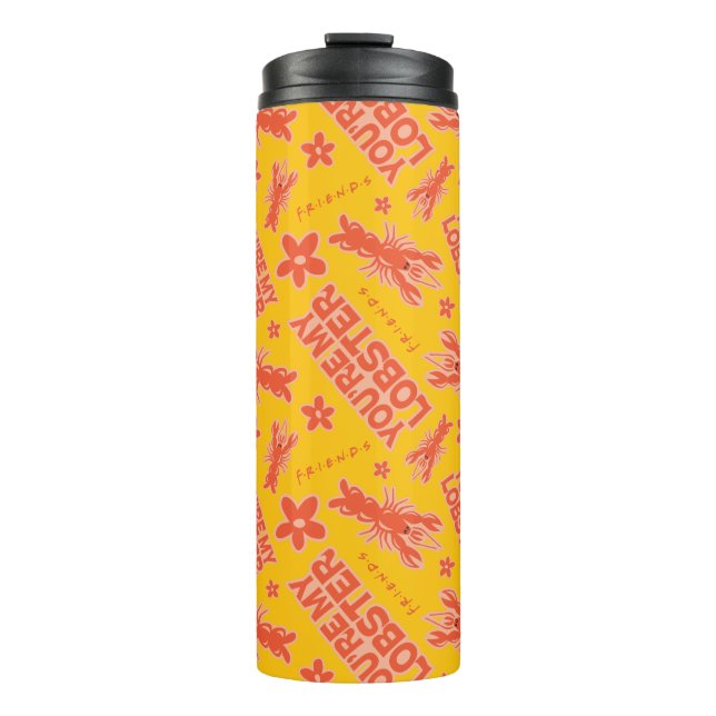 Termo FRIENDS™ | Eres Mi Langosta Patrón Vibrante (Anverso)