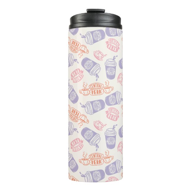 Termo FRIENDS™ | Patrón pastel de Central Perk (Anverso)