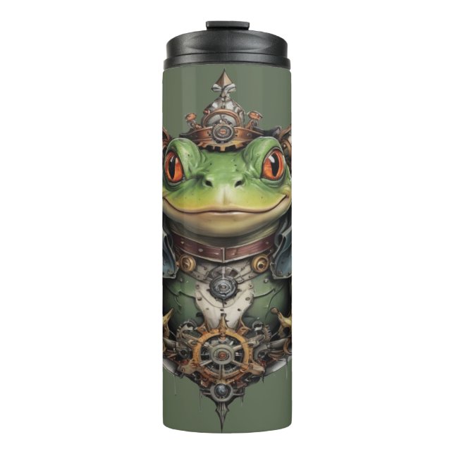 Termo Froggie Frog Steampunk Design, (Anverso)