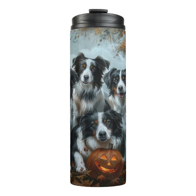 Termo Frontera Collie Halloween Noche Doggy Delight (Anverso)