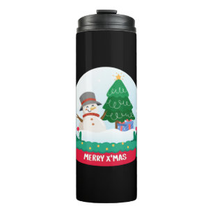 Termo Frosty el muñeco de nieve Feliz Navidad