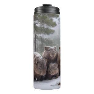 Termo Frozen Burrow: Familia Wombat australiana