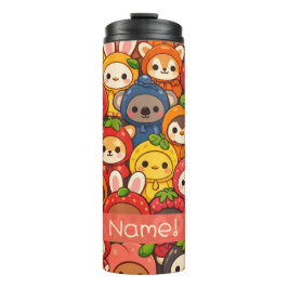 Termo Fruit Friends Parade | Cute Animal Custom