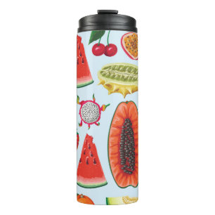 Termo Frutas Exóticas: Impresión a la moda sin problemas