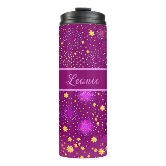 Termo Fuchsia Blüten Muster