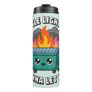 Termo Fuego de contenedor Kawaii