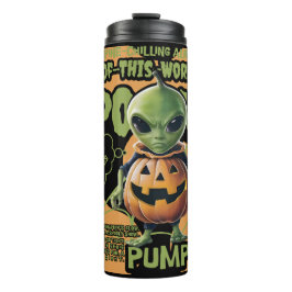 TERMO FUERA DE ESTE MUNDO - ALIEN DE HALLOWEEN EN CALABA