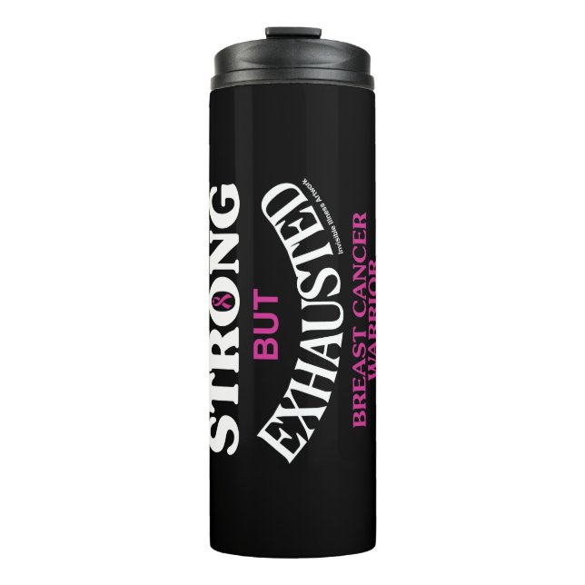 Termo FUERTE PERO AGOTADO... Cáncer de mama (Anverso)