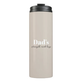 Termo Fuerza y abrazos de papá - regalo del día del padr
