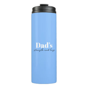 Termo Fuerza y abrazos de papá - regalo del día del padr