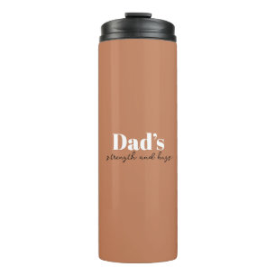 Termo Fuerza y abrazos de papá - regalo del día del padr